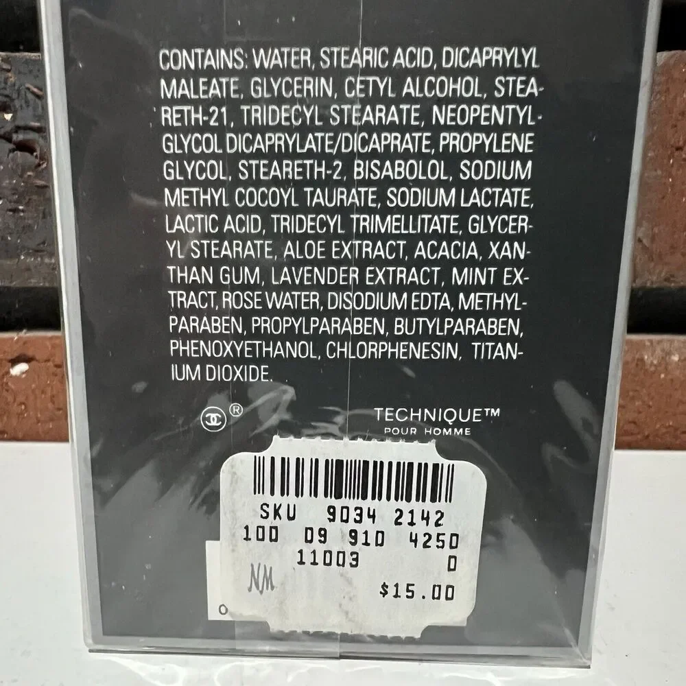 Technique Pour Homme Vintage Chanel High Performance Shave Formula 4.5oz Sealed